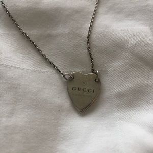 Gucci heart necklace